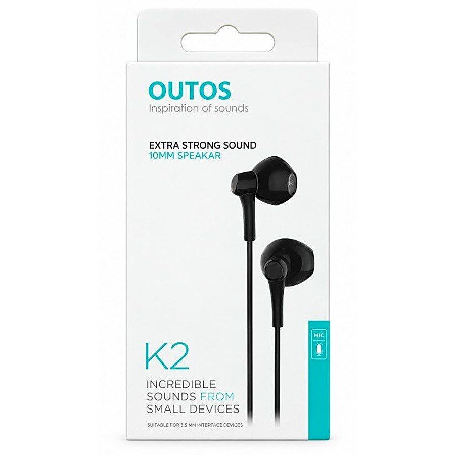 K2 Siyah Ots Kulaklık