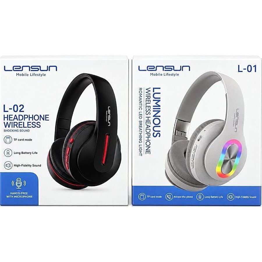 Lensun L-01 / L-02 Kablosuz Kafa Üstü Kulaklık