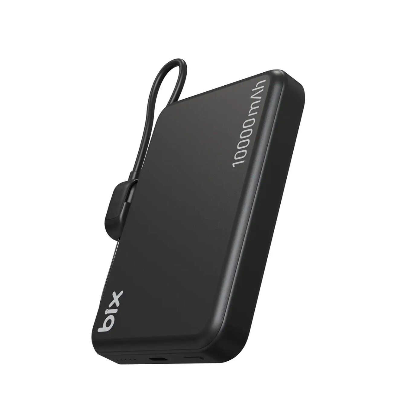 Bix PB121 Qi2 25W Kablosuz Magsafe PD 3.0 10000mAh Semi-Solid State Bataryalı Powerbank - Siyah