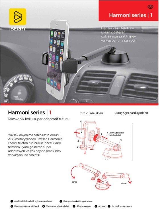 HARMONIA 1 VANTUSLU TELEFON TUTUCU