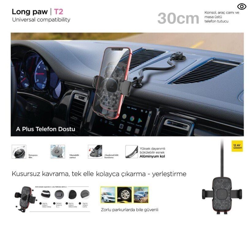 PAW T2 VANTUZLU TELEFON TUTUCU