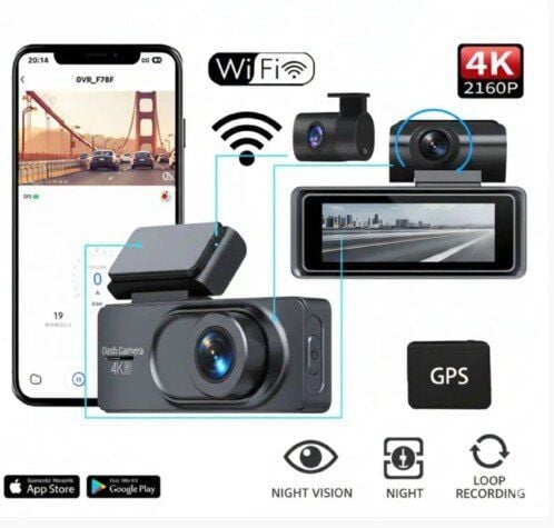 iDragon L50 Ön-Arka 4K Araç Kamerası
