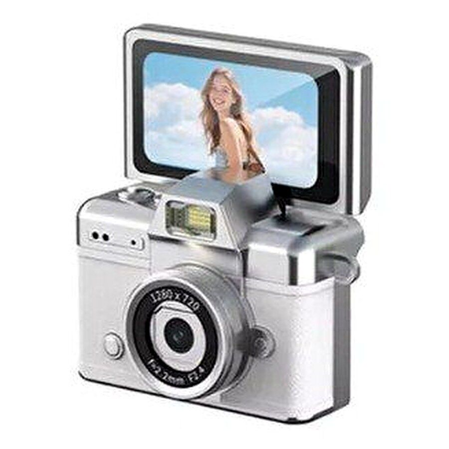 iDragon Lk-027 Mini Fotoğraf Makinesi Beyaz