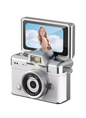 iDragon Lk-027 Mini Fotoğraf Makinesi Beyaz