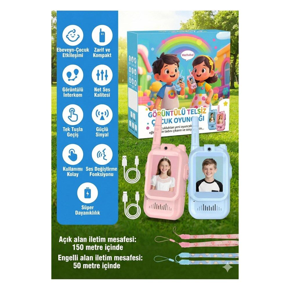 iDragon Lk-028 Görüntülü Çocuk Telsizi