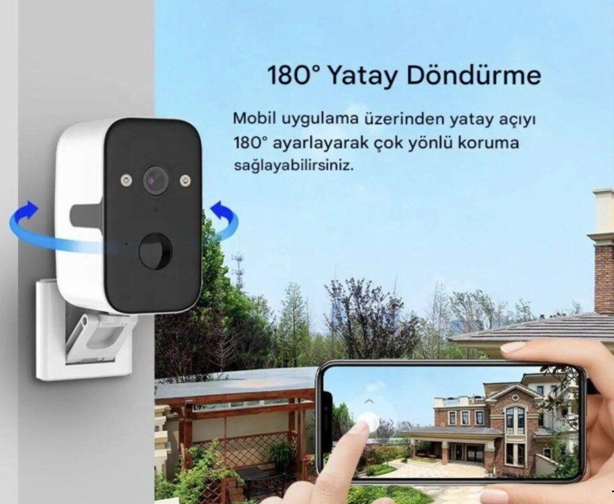 O-Kam 2027 Uzun Şarjlı Ptz Wifi Kamera