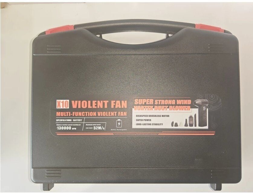 X10 FAN-SÜPÜRGE ÖZELLİKLİ TURBO FAN