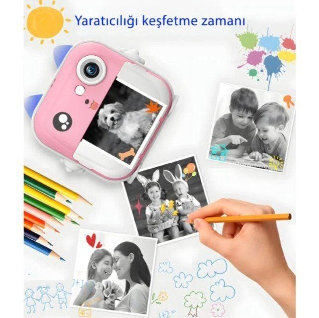 ST44740 -iDragon Q5 Pembe Fotoğraf Makinası