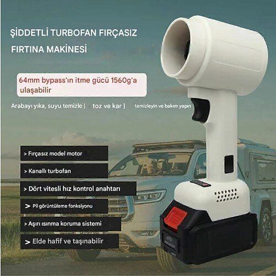 ST44509 KAOPU KP7001 Güçlü Üfleme Turbo Fan