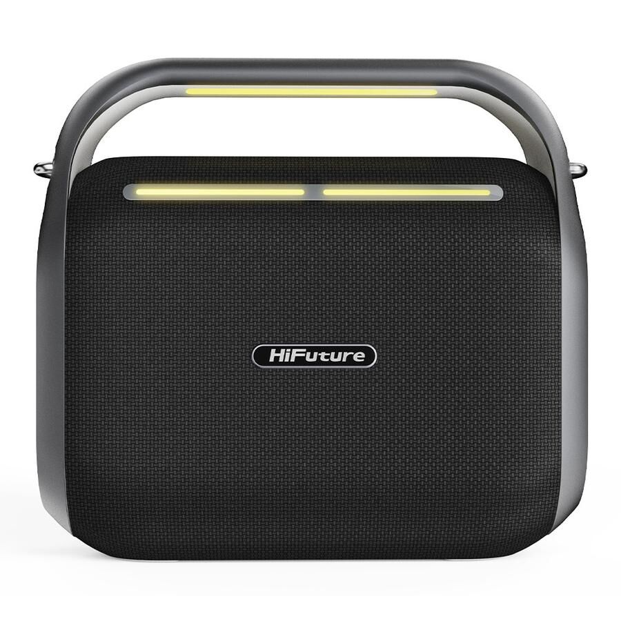 HiFuture MusicBox 200 100W Karaoke Sistemi Kablosuz Taşınabilir Hoparlör Siyah