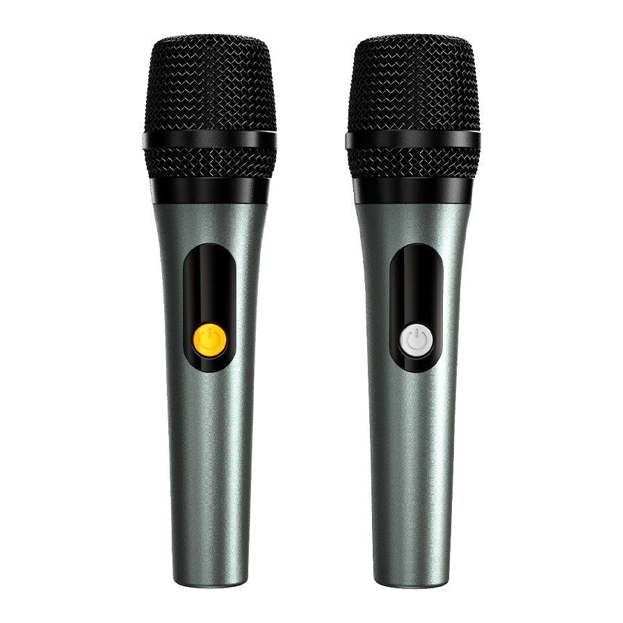 HiFuture MusicBox 200 100W Karaoke Sistemi Kablosuz Taşınabilir Hoparlör Gümüş