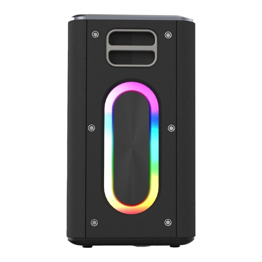 HI-MBOXBK HiFuture MusicBox 100W Karaoke Sistemi Kablosuz Taşınabilir Hoparlör Siyah görsel 2