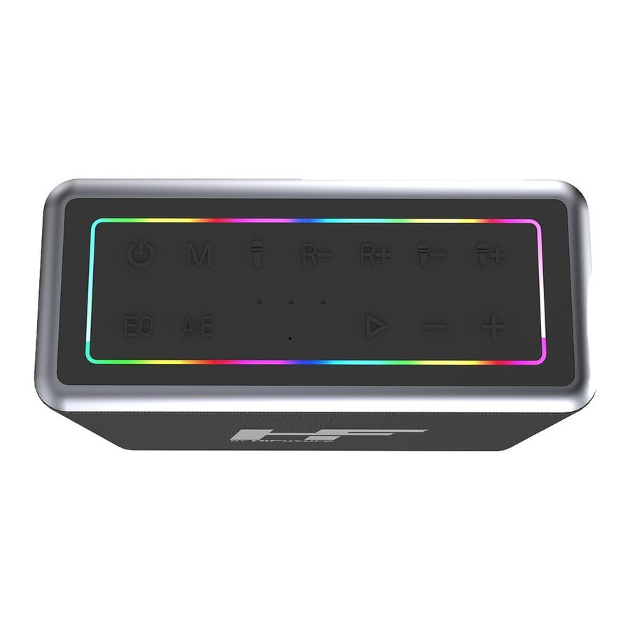 HI-MBOXBK HiFuture MusicBox 100W Karaoke Sistemi Kablosuz Taşınabilir Hoparlör Siyah