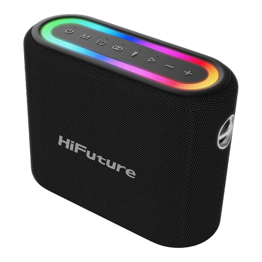 HiFuture Vocalist 300 Karaoke Sistemi Kablosuz Taşınabilir Hoparlör Siyah görsel 2