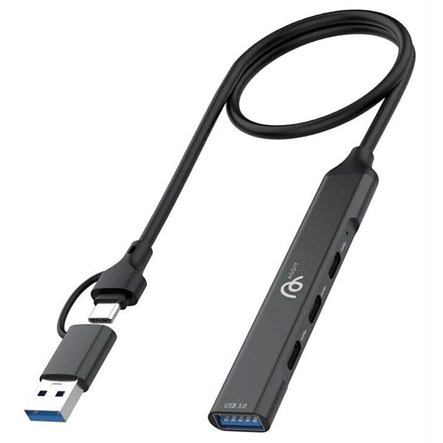 Aggiy AG-SD21 4 in 2 Usb Hub