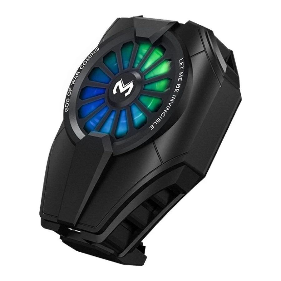 Newface DL06 RGB Radyatör Telefon Soğutucu Fan - Siyah