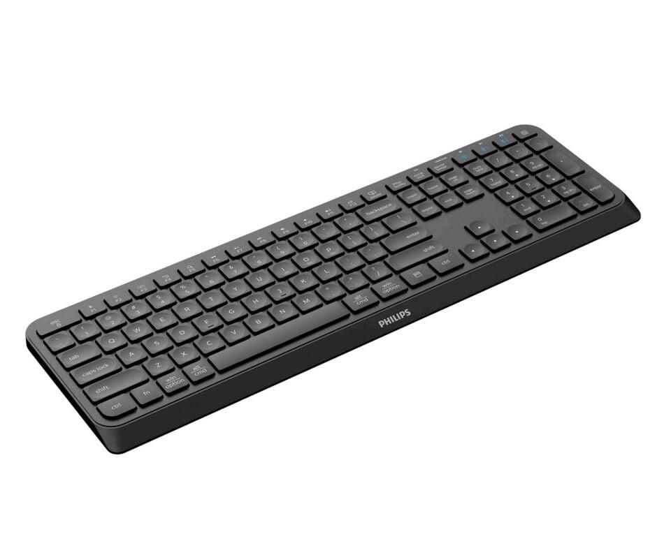 Philips SPK6407B 2 Kanallı Bluetooth + Kablosuz Türkçe Q Klavye Siyah