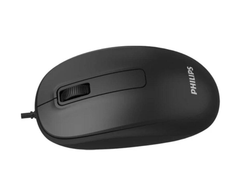 Philips SPK7238B USB Kablolu 1200DPI Optik Mouse Siyah
