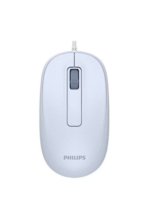 Philips SPK7238J USB Kablolu 1200DPI Optik Mouse Açık Mavi