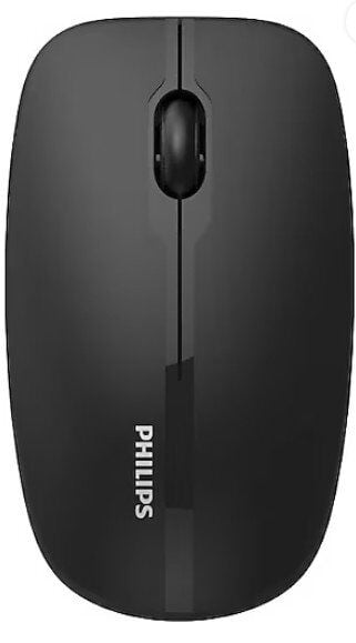 Philips SPK7418B Dual Mod 2.4 GHz + Bluetooth 1600DPI Sessiz Optik Mouse Siyah