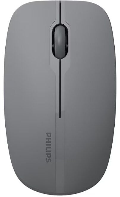 Philips SPK7418G Dual Mod 2.4 GHz + Bluetooth 1600DPI Sessiz Optik Mouse Gri