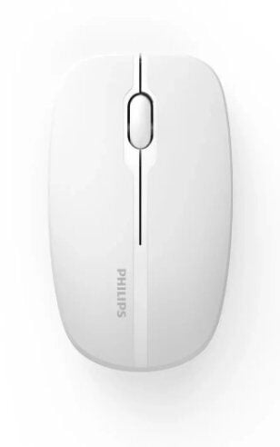 Philips SPK7418W Dual Mod 2.4 GHz + Bluetooth 1600DPI Sessiz Optik Mouse Beyaz