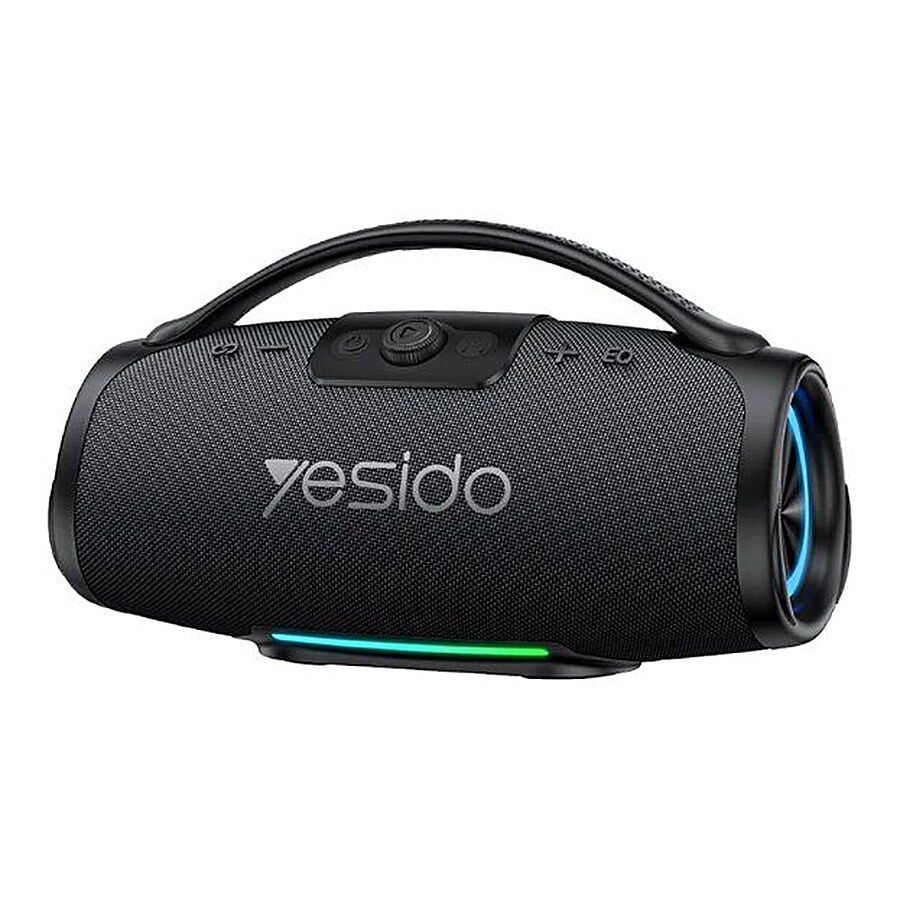 Yesido YSW45 120W RGB Işıklı Karaoke Mikrofonlu Bluetooth Kablosuz Hoparlör - Siyah