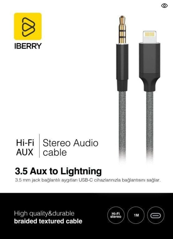İBERRY 301L LIGHTNING AUX KABLO