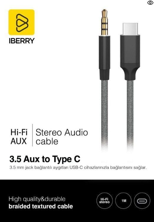 İBERRY 301T TYPE-C AUX KABLO