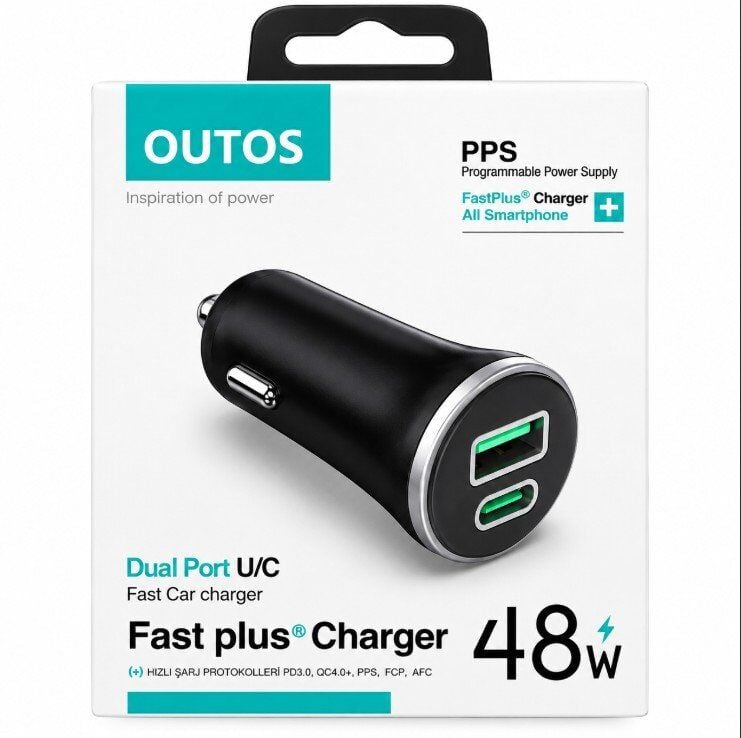 OUTTOS AR5100A 48W ARAÇ ADAPTÖRÜ