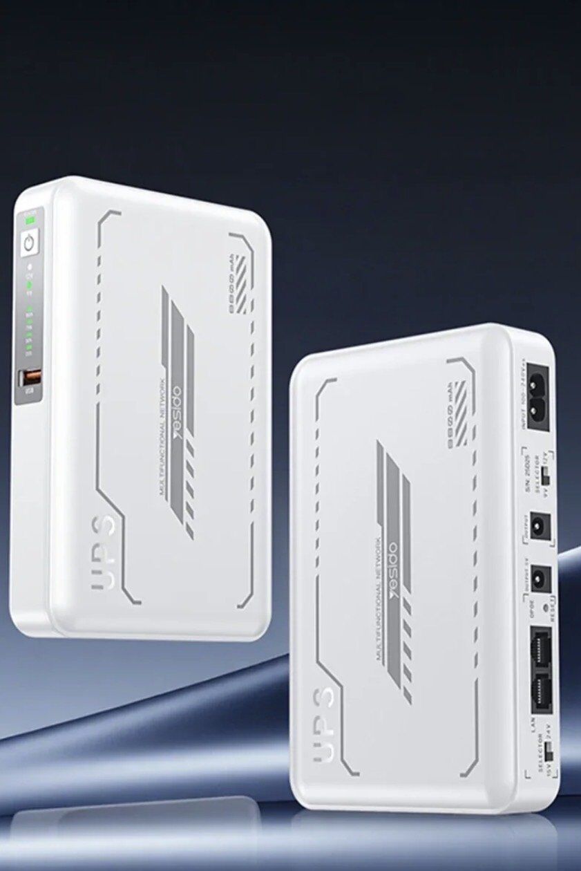 Yesido YP74E 8800 mAh Bataryalı Mini DC Kesintisiz Güç Kaynağı - Beyaz