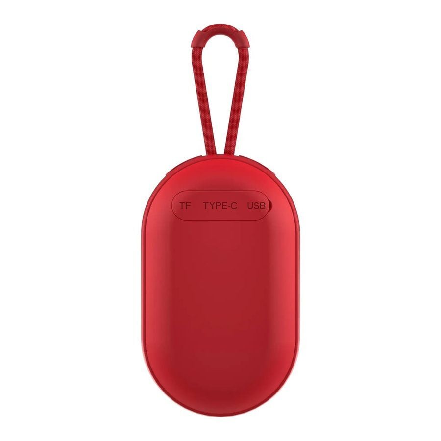 Bix BXWS01 Bluetooth 6.0 IPX Suya Dayanıklı 8W Ses Çıkışlı Taşınabilir Hoparlör - Kırmızı