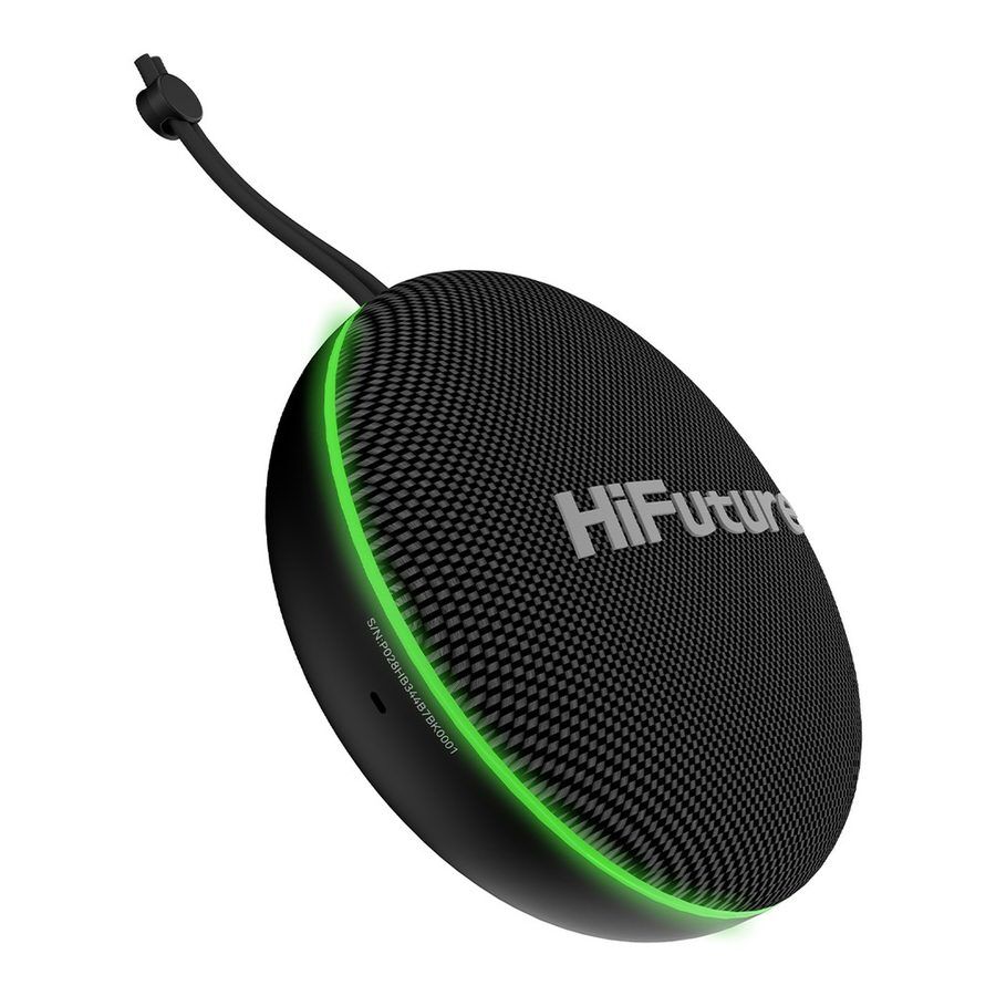 HiFuture Altus 10W Kablosuz Taşınabilir Hoparlör Siyah görsel 3