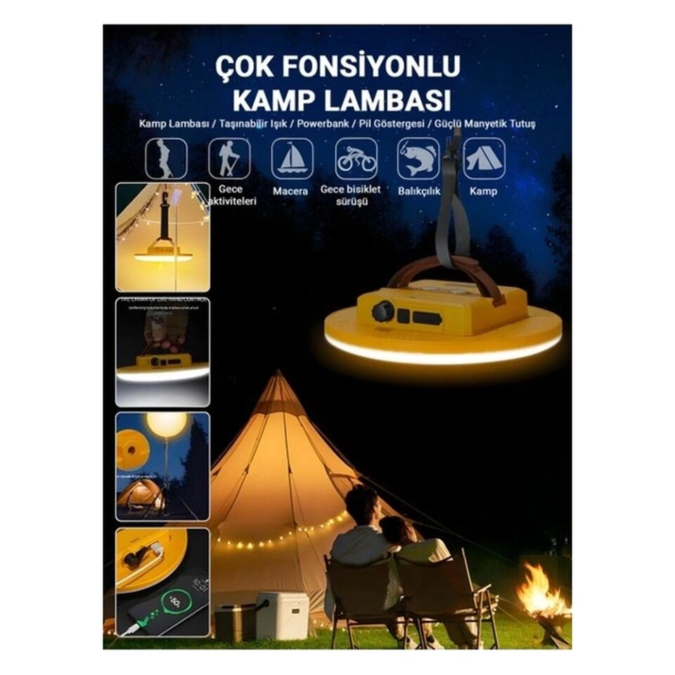 Fonksiyonel 4 Mod Kamp Lambası D83-1