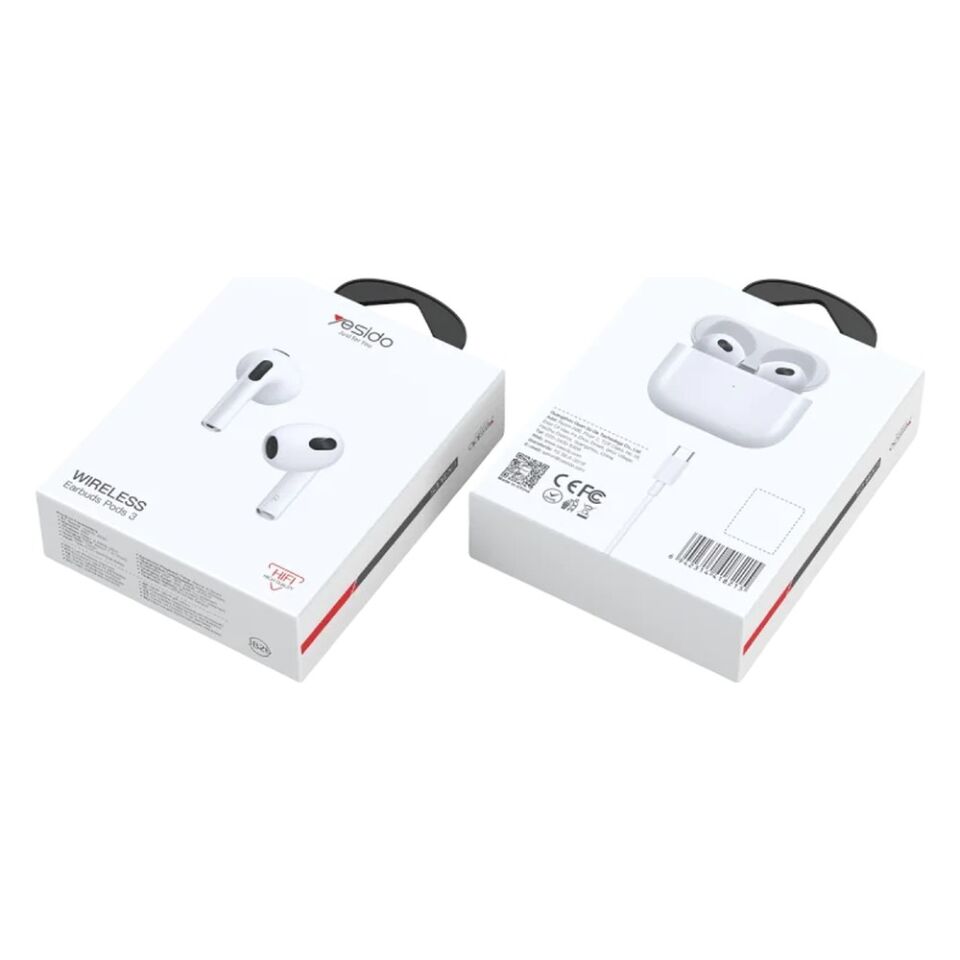 Yesido JB26 BT 6.0 TWS Airpods Kablosuz Kulaklık - Beyaz