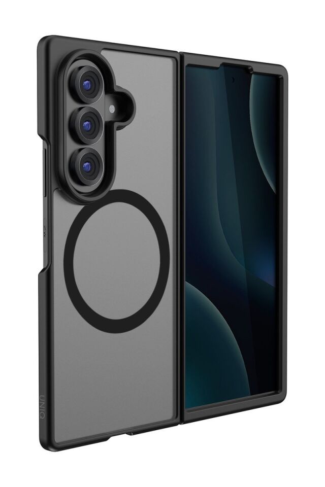 Uniq Samsung Galaxy Z Fold 8 Ultra Veren Magsafe Kapak - Siyah