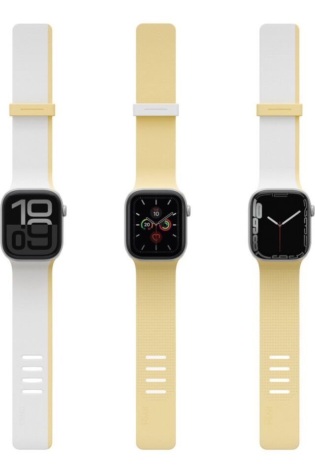 Uniq Apple Watch 41mm Revix IV Reversible Manyetik Kordon - Sarı-Bej