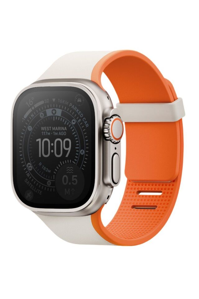 Uniq Apple Watch Ultra 49mm Revix IV Reversible Manyetik Kordon - Turuncu