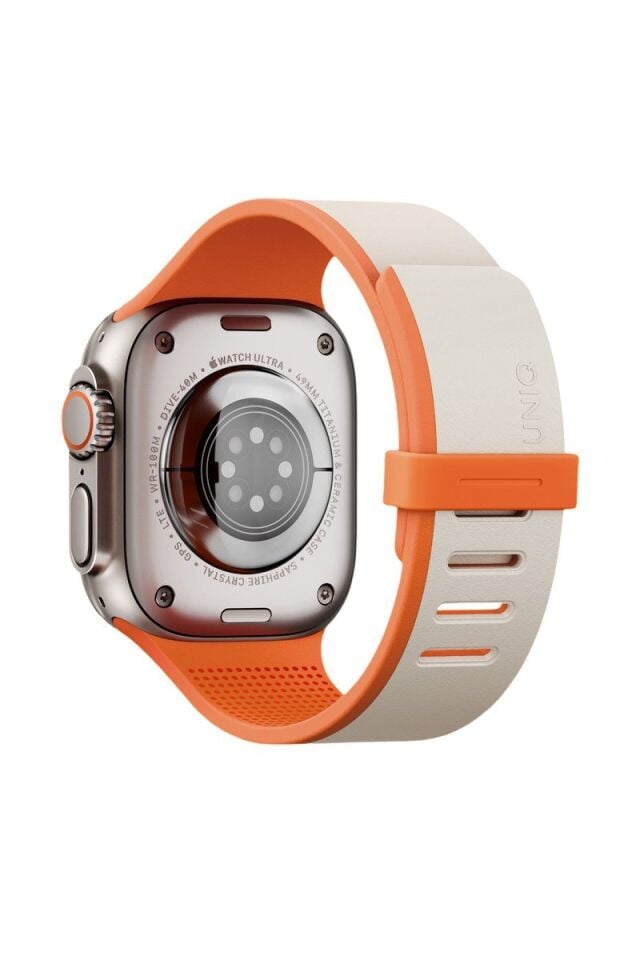 Uniq Apple Watch Ultra 49mm Revix IV Reversible Manyetik Kordon - Turuncu