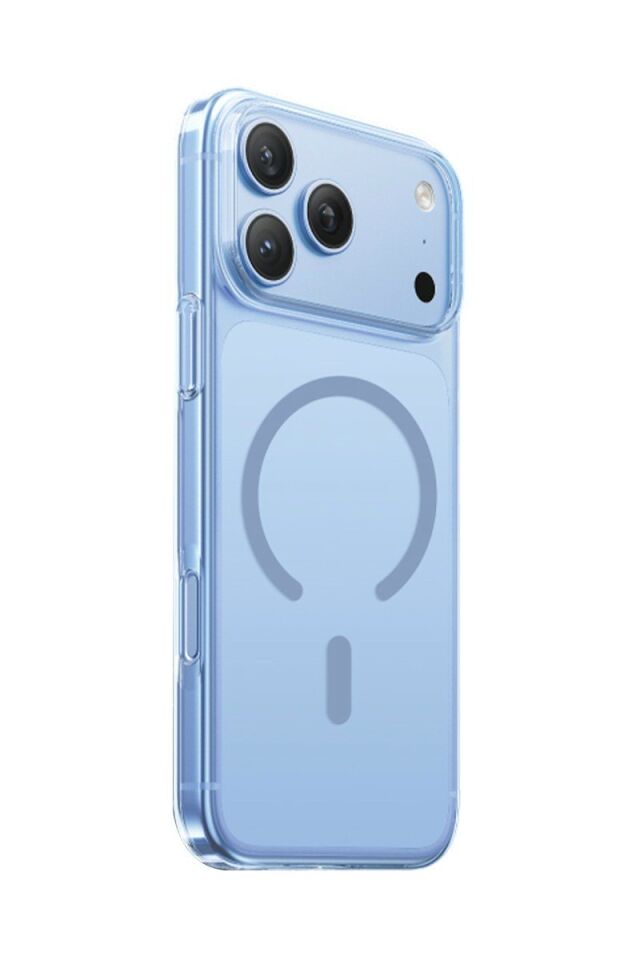 Keephone Apple iPhone 18 Pro Max X-Crystal Slim Magsafe Kılıf - Açık Mavi