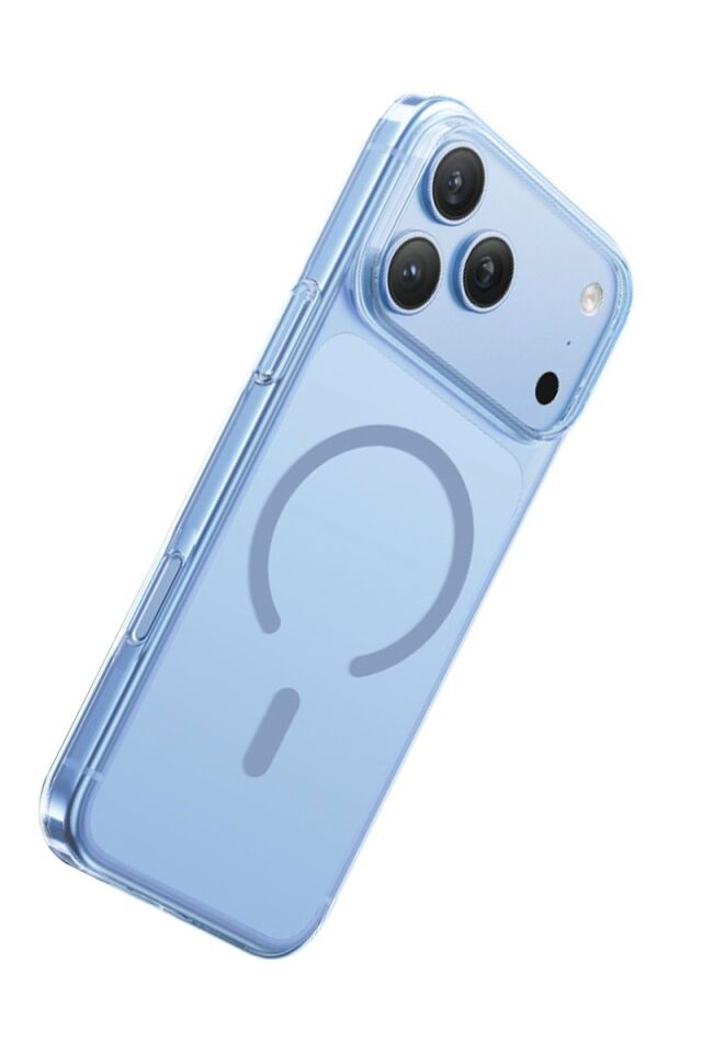 Keephone Apple iPhone 18 Pro Max X-Crystal Slim Magsafe Kılıf - Açık Mavi