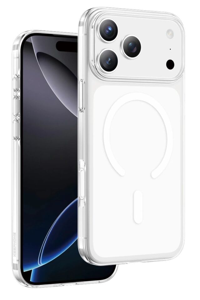 Keephone Apple iPhone 17 Pro X-Crystal Slim Magsafe Kılıf - Şeffaf