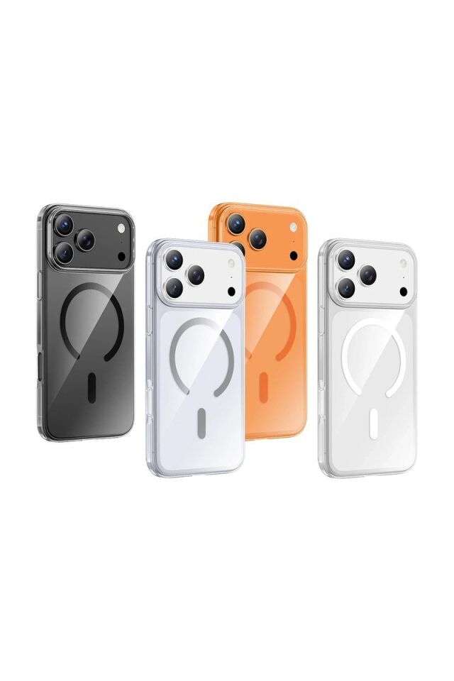 Keephone Apple iPhone 17 Pro X-Crystal Slim Magsafe Kılıf - Şeffaf