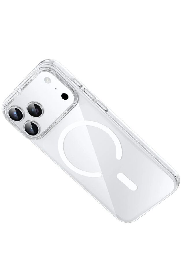 Keephone Apple iPhone 18 Pro Max X-Crystal Slim Magsafe Kılıf - Şeffaf