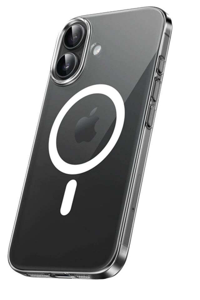 Keephone Apple iPhone 16 X-Crystal Slim Magsafe Kılıf - Şeffaf