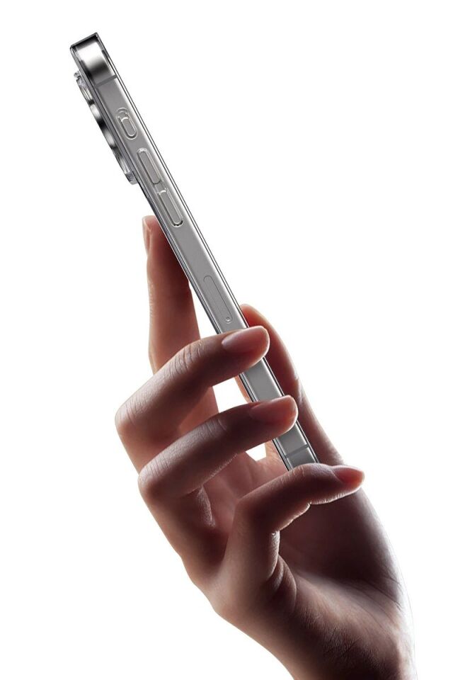 Keephone Apple iPhone 15 Pro Max X-Crystal Slim Magsafe Kılıf - Şeffaf