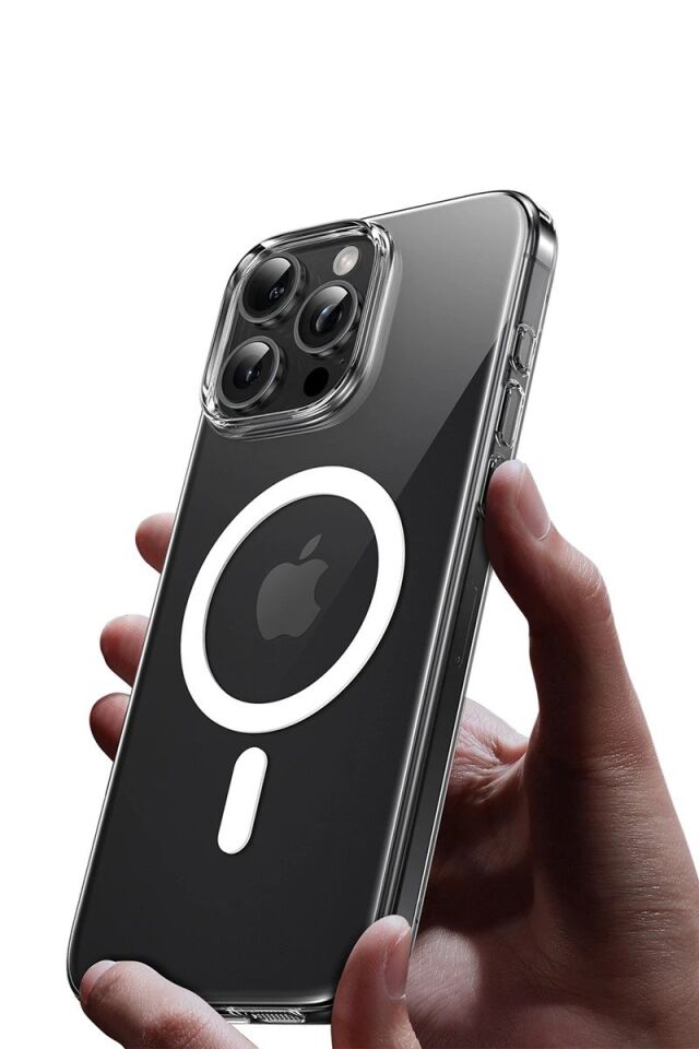 Keephone Apple iPhone 16 Pro X-Crystal Slim Magsafe Kılıf - Şeffaf