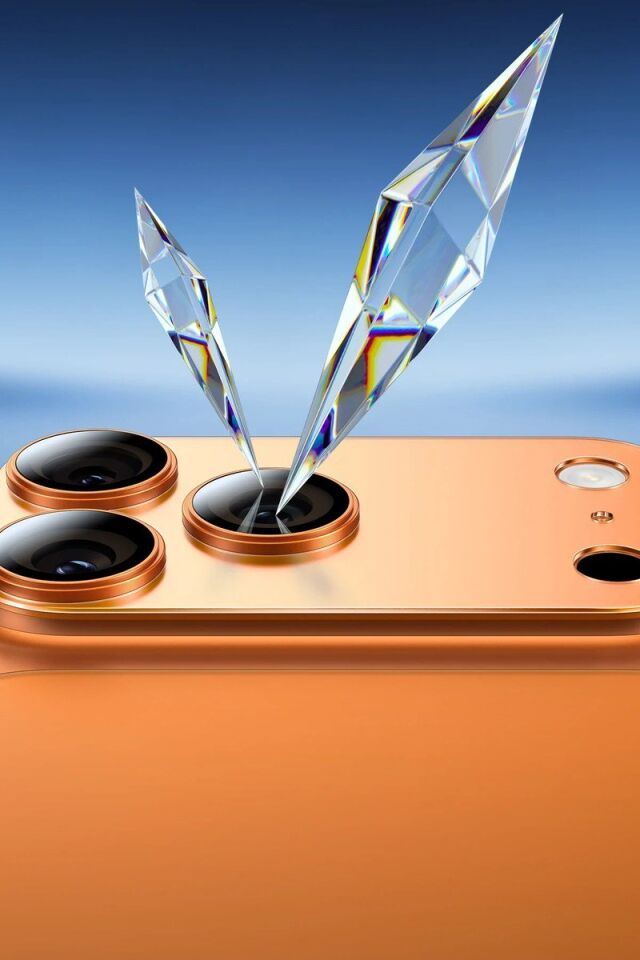Keephone Apple iPhone 17 Pro Max Reggio Kamera Lens - Lacivert