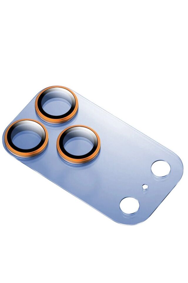 Keephone Apple iPhone 17 Pro Max Reggio Kamera Lens - Turuncu