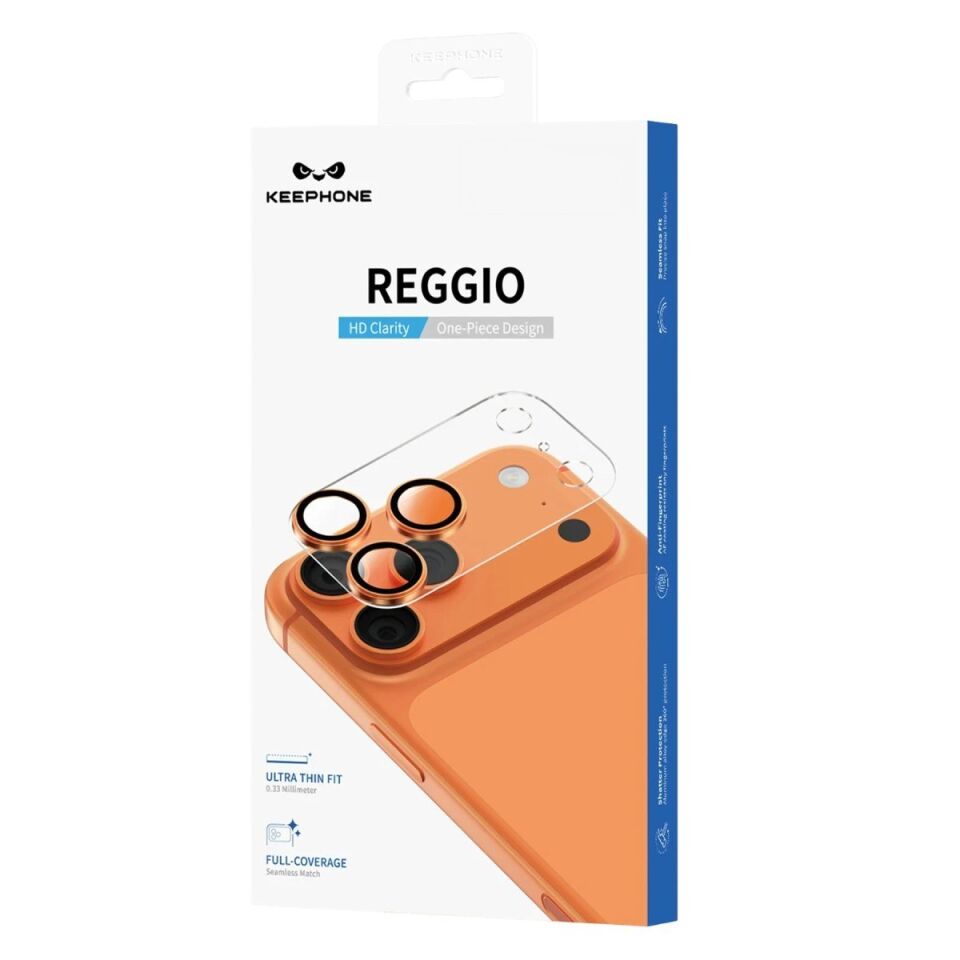 Keephone Apple iPhone 18 Pro Max Reggio Kamera Lens - Gümüş